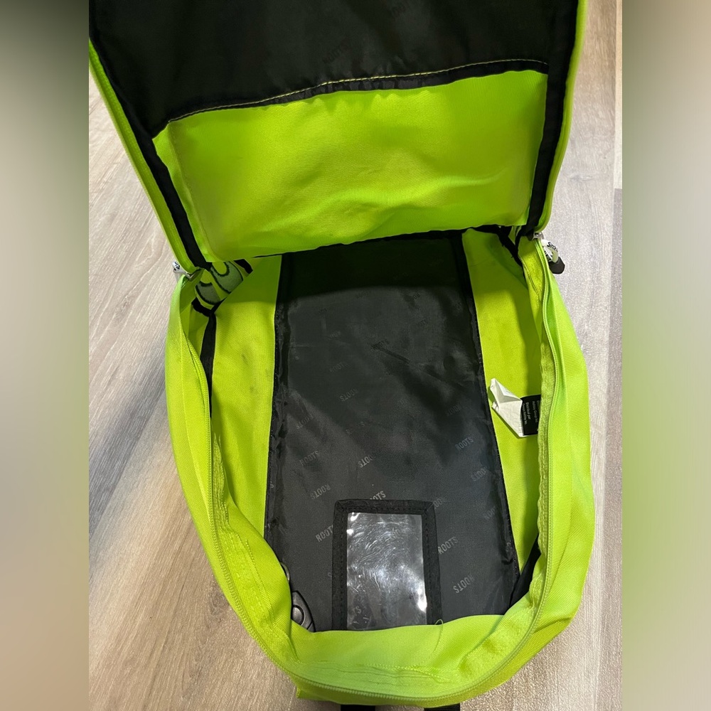 Roots Embroidered Neon Backpack - Picture 6 of 6